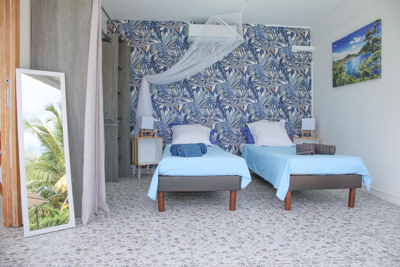 L Orchidee Bleue, Bas De Villa, Vue Mer, Piscine Privee Sainte-Anne  Eksteriør bilde