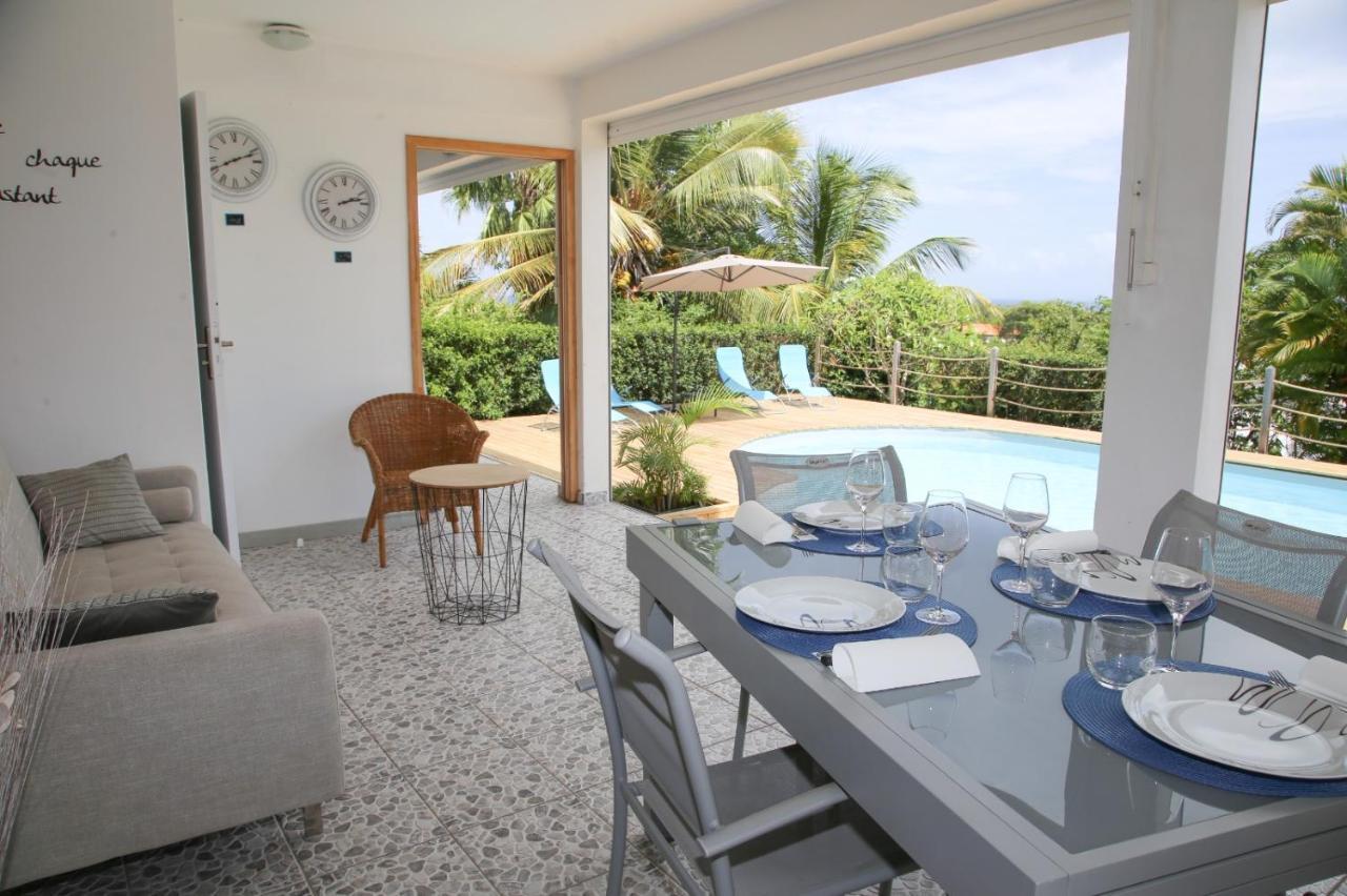 L Orchidee Bleue, Bas De Villa, Vue Mer, Piscine Privee Sainte-Anne  Eksteriør bilde